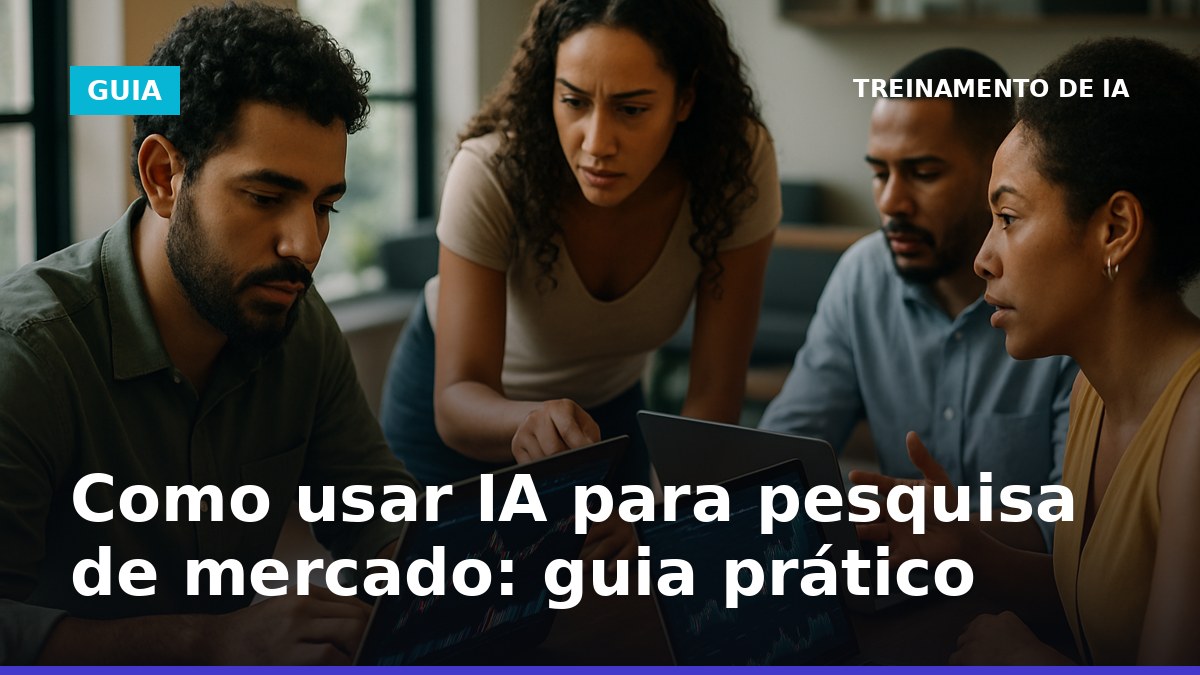 Profissionais brasileiros usando IA para análise de dados em pesquisa de mercado